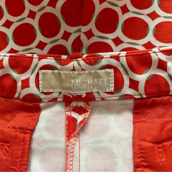 MICHAEL MICHAEL KORS Cotton Blend Twill Shorts boho retro quiet luxury 70’s - Picture 6 of 10